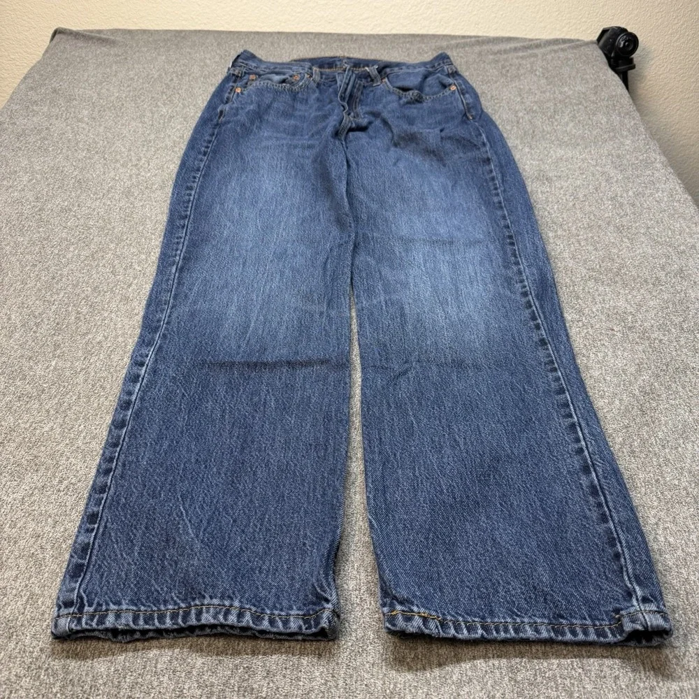 levi's 565 33x32 dark wash jeans excellent condition regular fit
